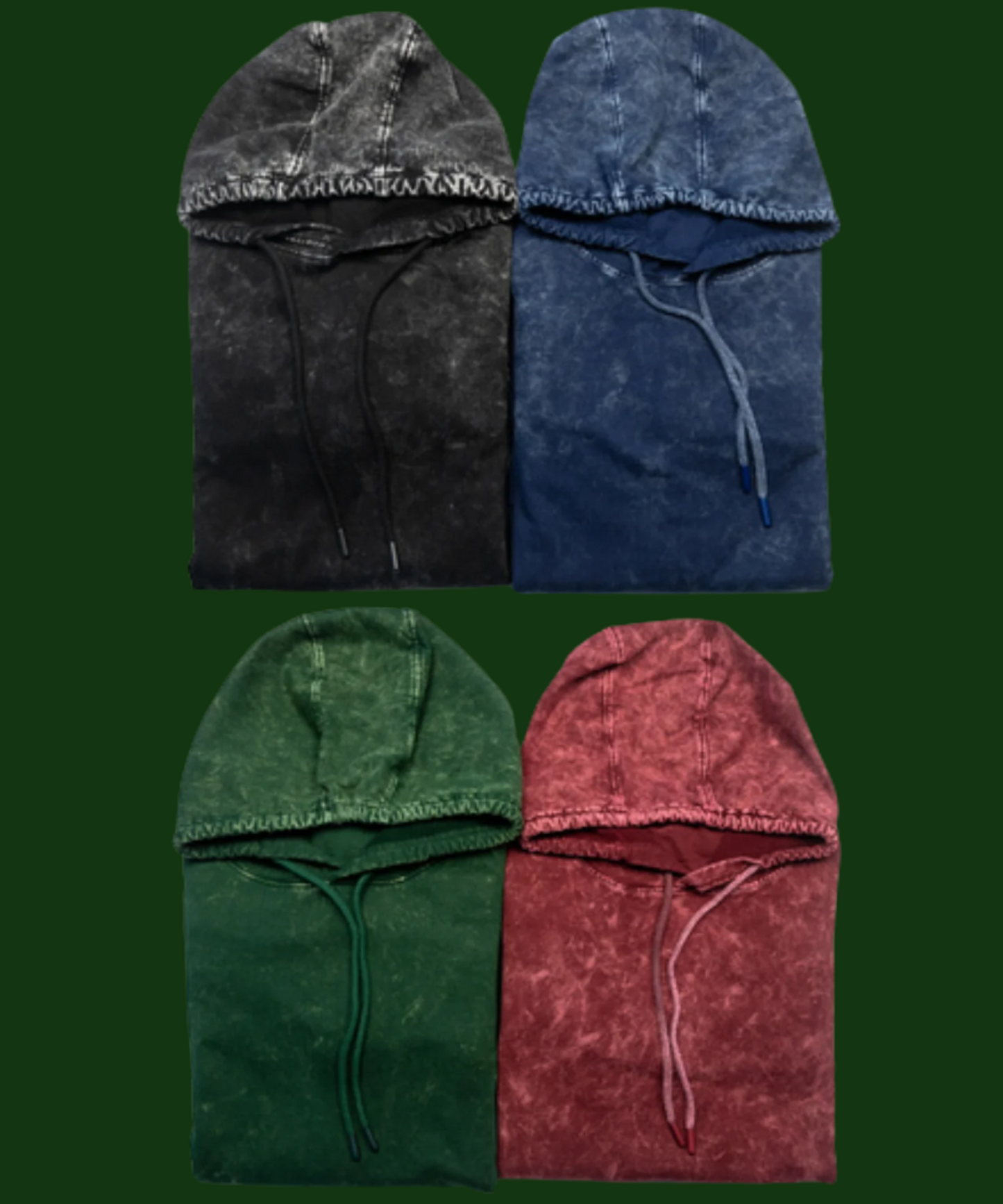 Washed Hooded Sweatshirt