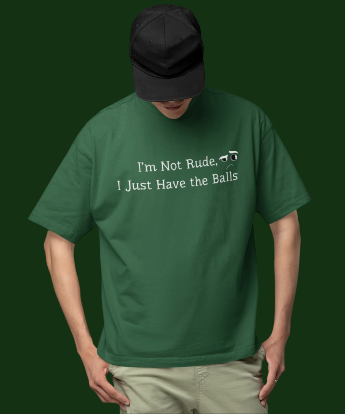 Not Rude : Unisex Oversized T-Shirt