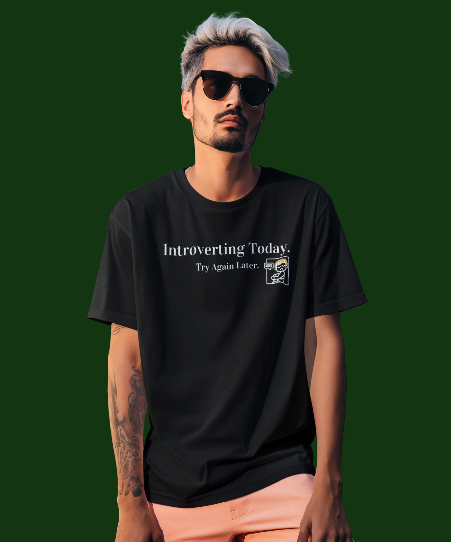 Introverting : Unisex Oversized T-Shirt