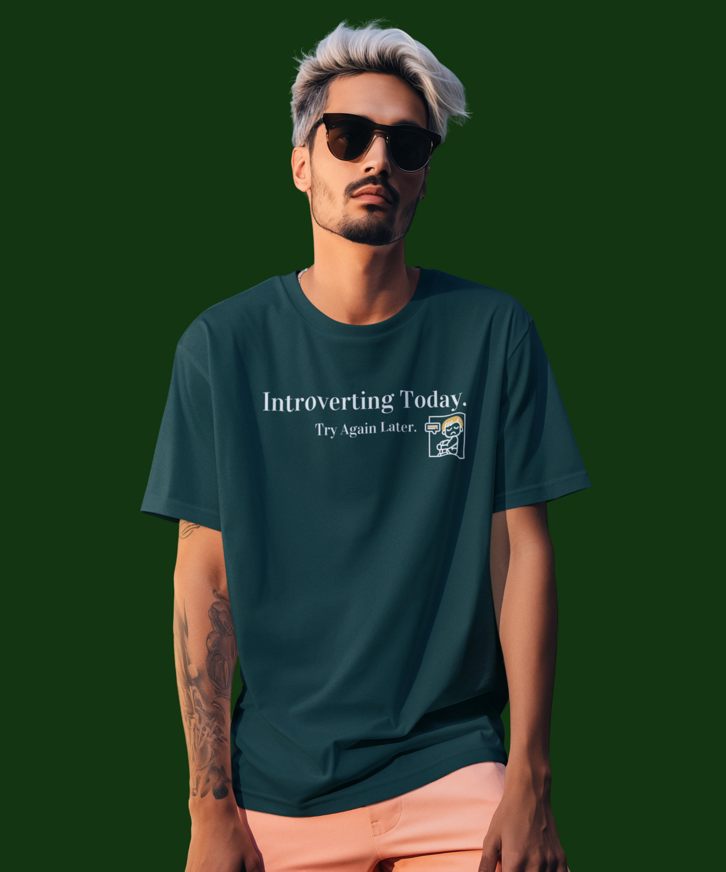 Introverting : Unisex Oversized T-Shirt