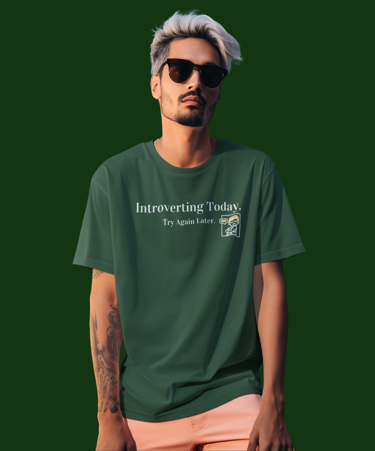 Introverting : Unisex Oversized T-Shirt