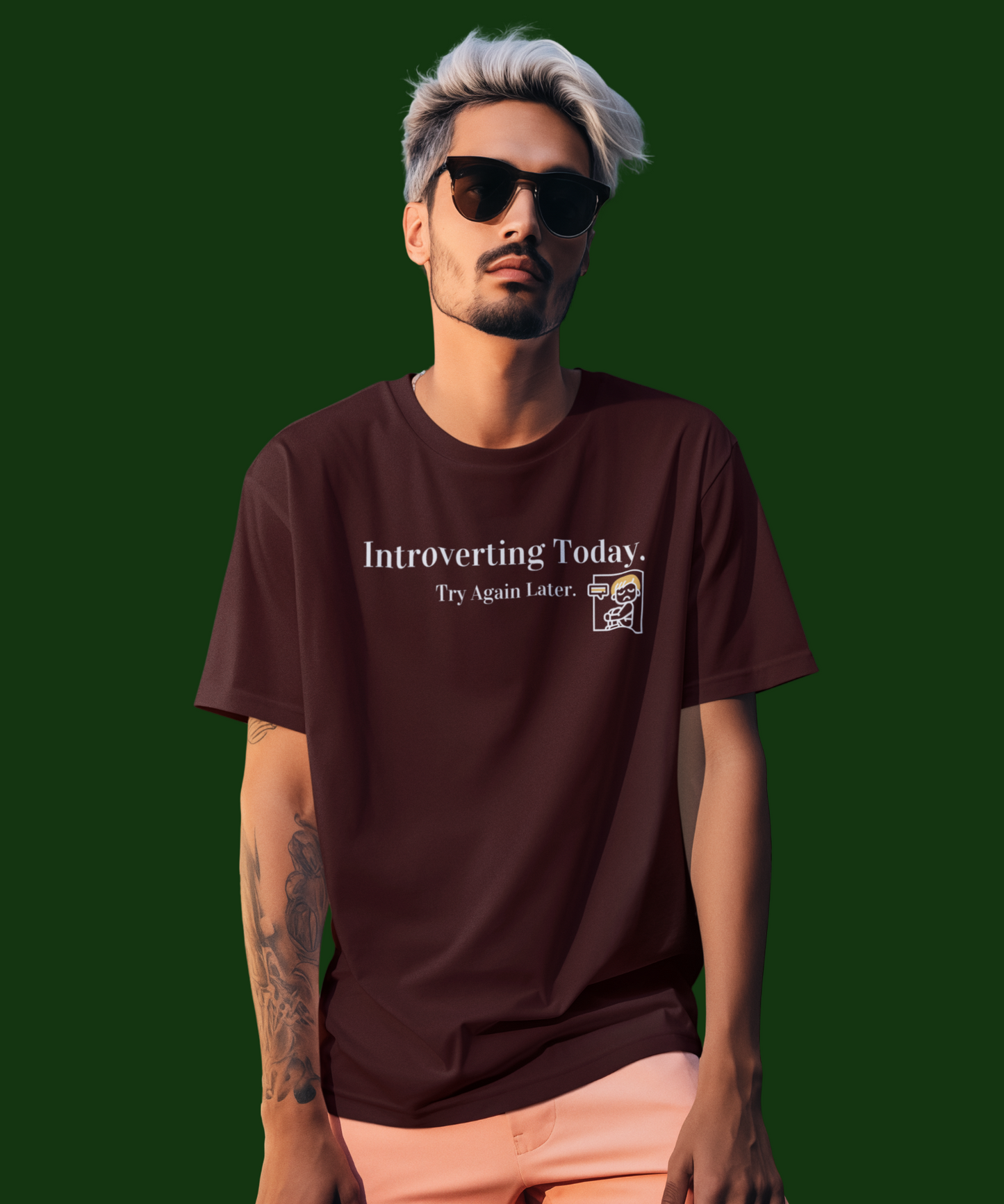 Introverting : Unisex Oversized T-Shirt
