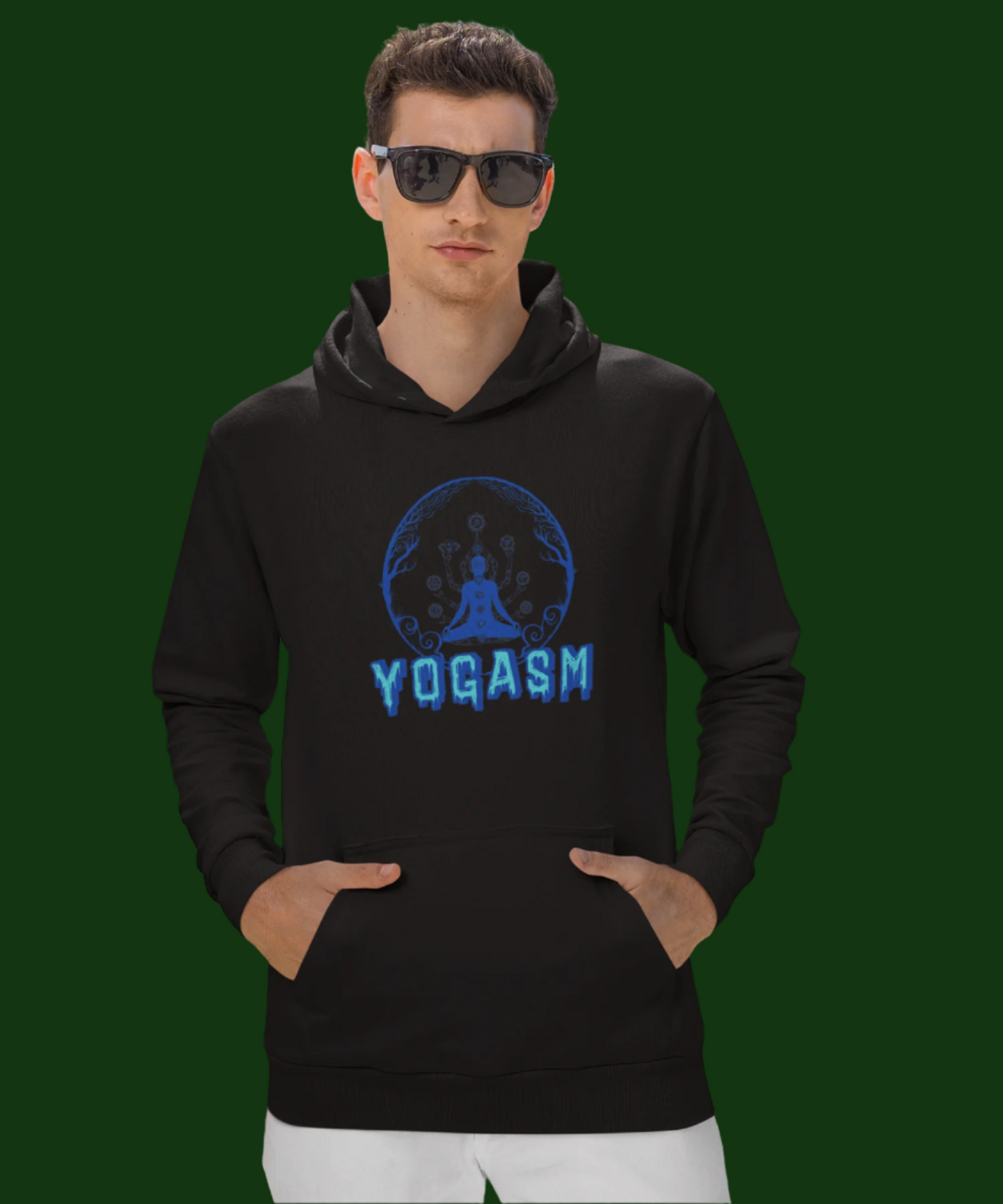 Yogasm : Hooded Sweatshirt Black