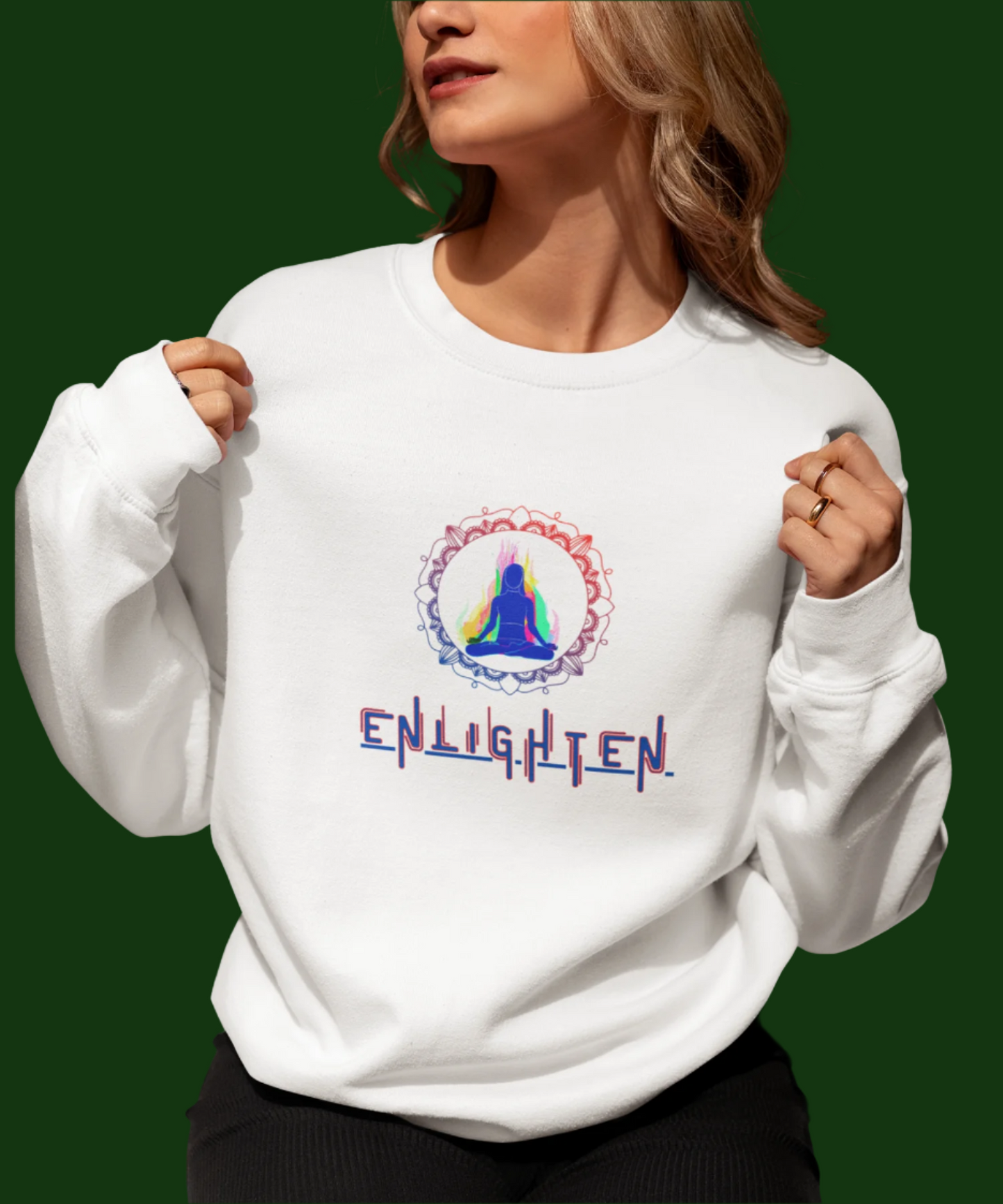 Enlighten : Sweatshirt White
