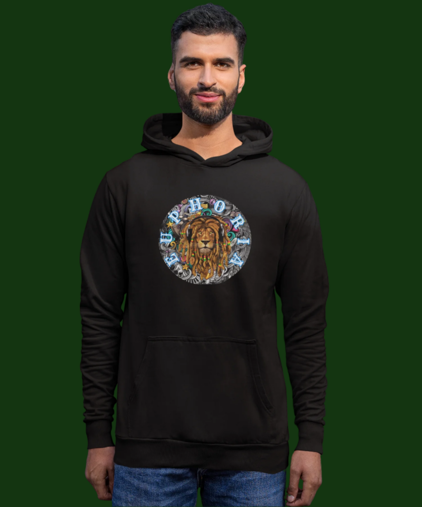 Euphoria : Hooded Sweatshirt Black