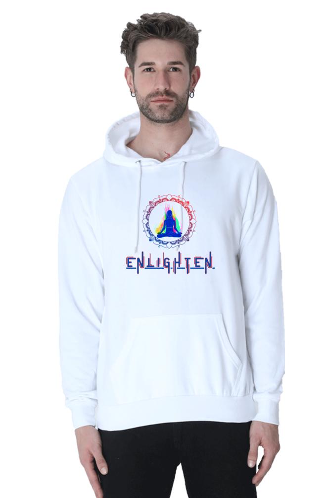 Enlighten : Hooded Sweatshirt White