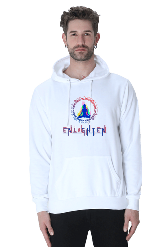 Enlighten : Hooded Sweatshirt White