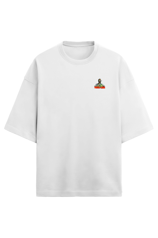 Viva Che Revolutionary : Terry Oversized T-Shirt White