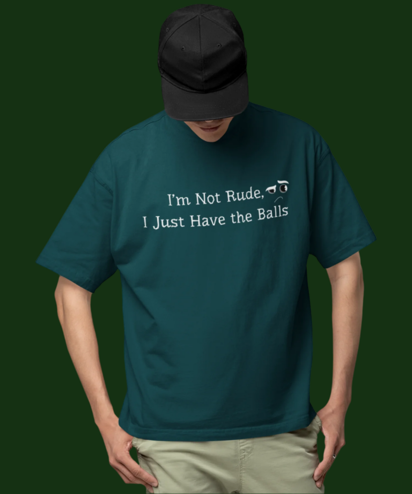 Not Rude : Unisex Oversized T-Shirt