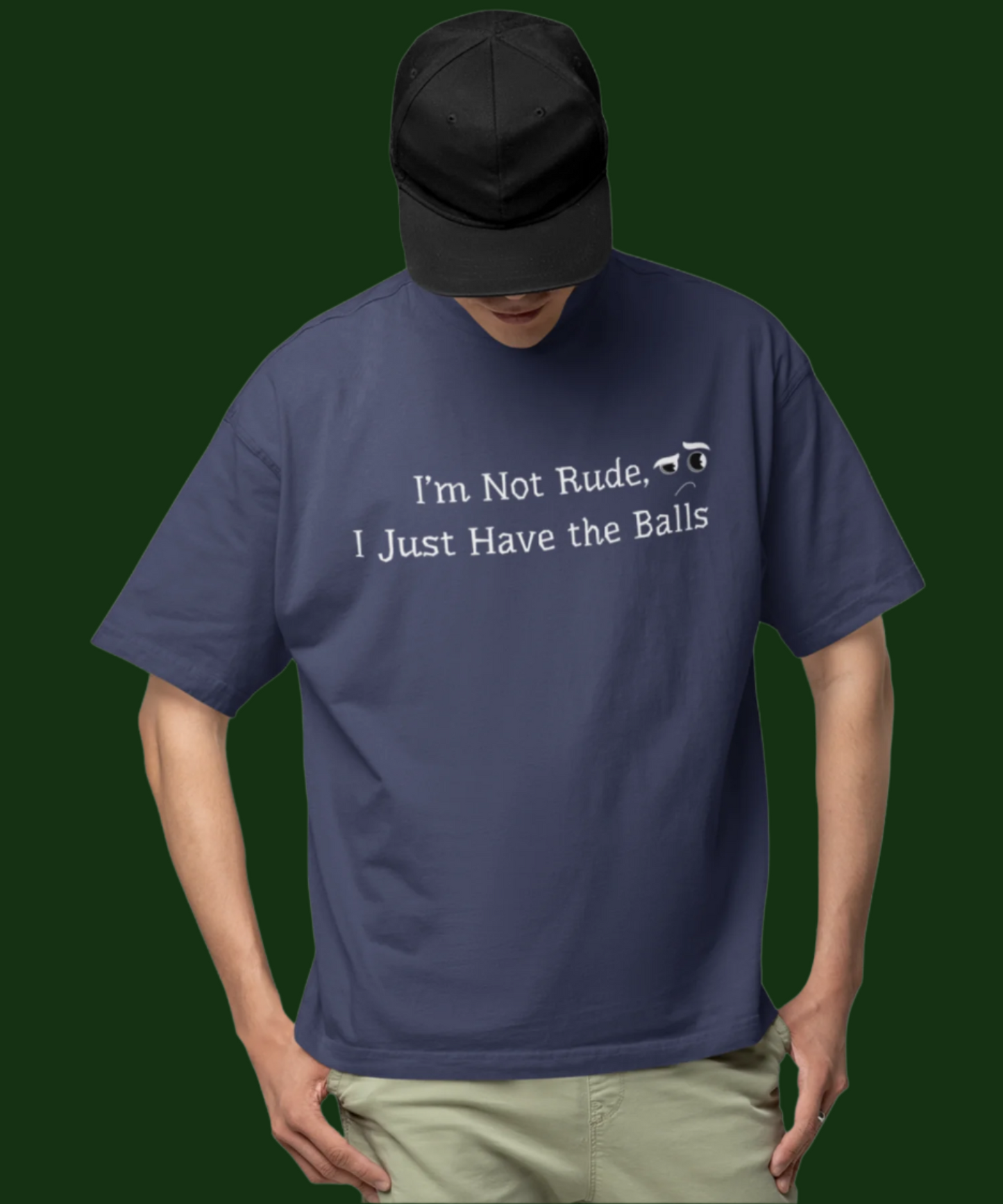 Not Rude : Unisex Oversized T-Shirt