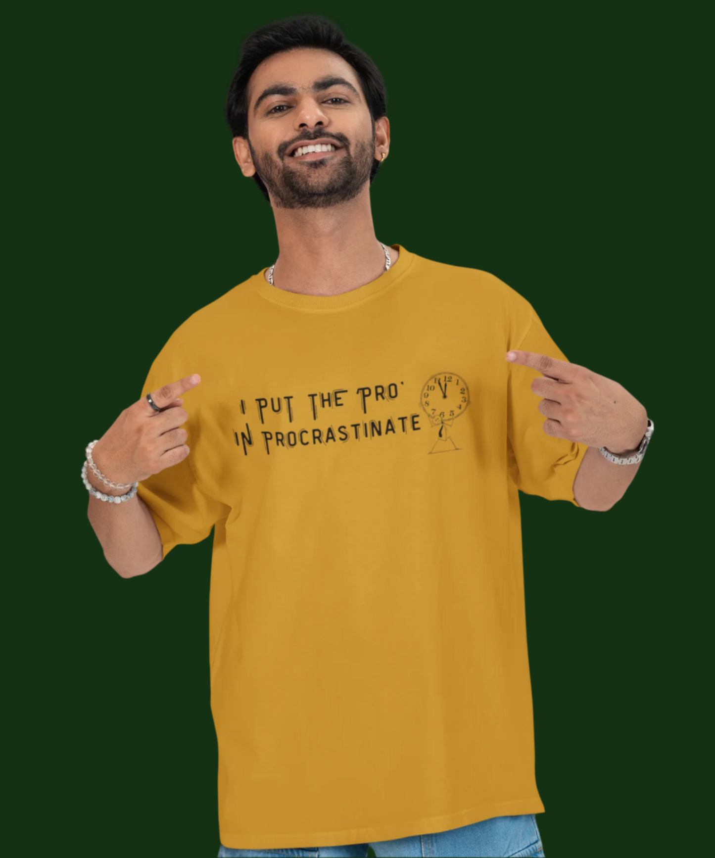 Procrastinate : Unisex Oversized T-Shirt