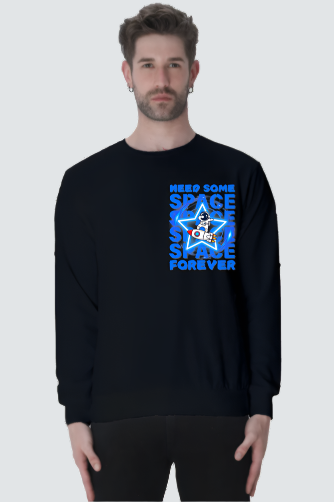 Need Space : Sweatshirt Black