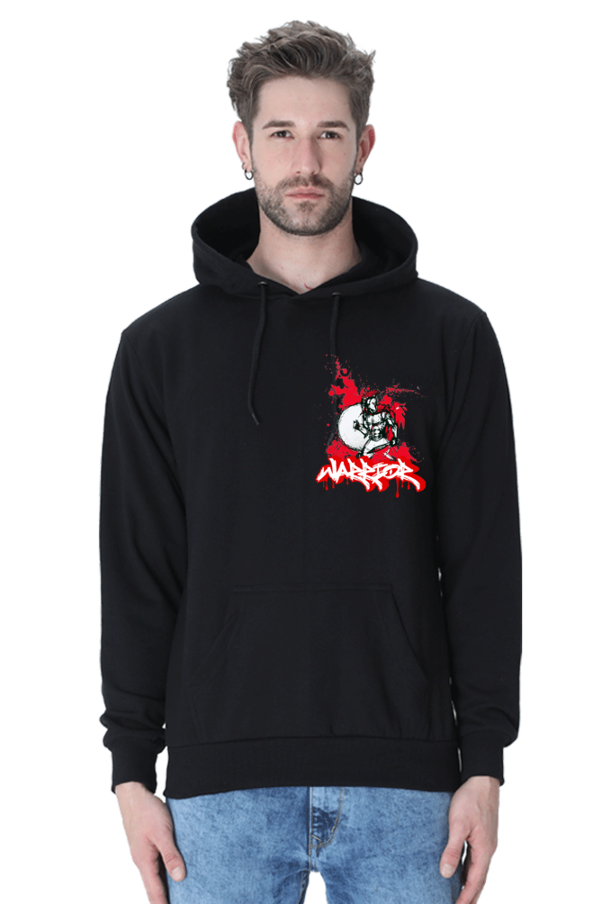 Warrior : Hooded Sweatshirt Black