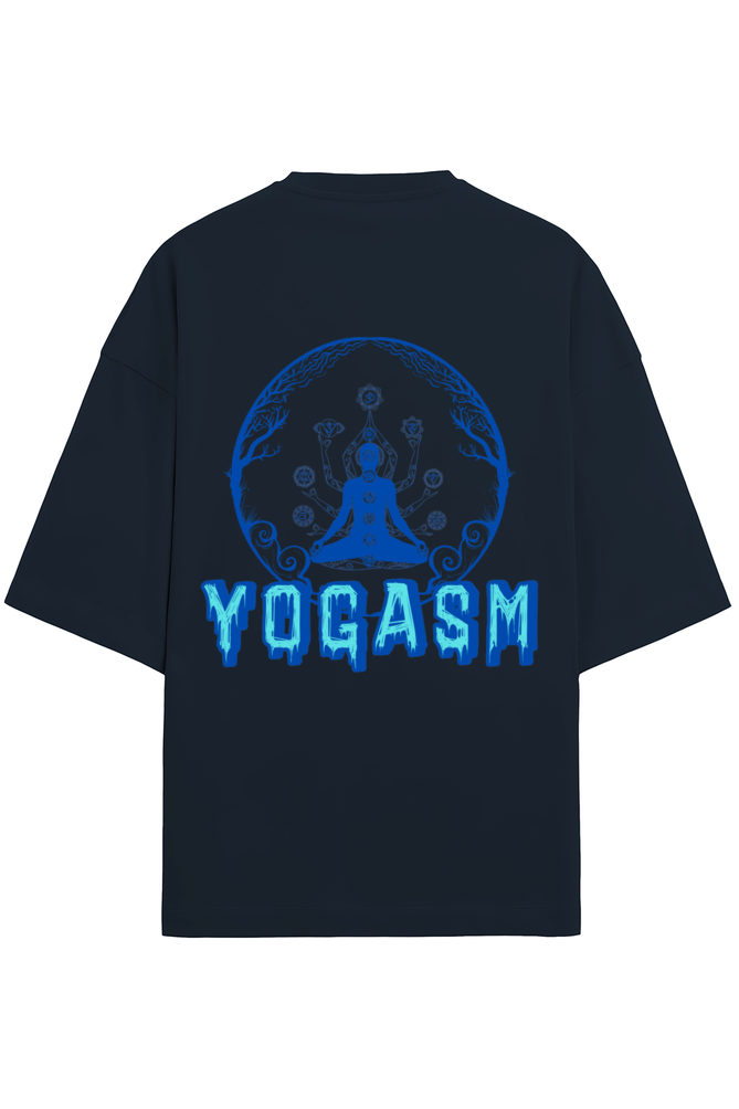 Yogasm : Terry Oversized T-Shirt Navy