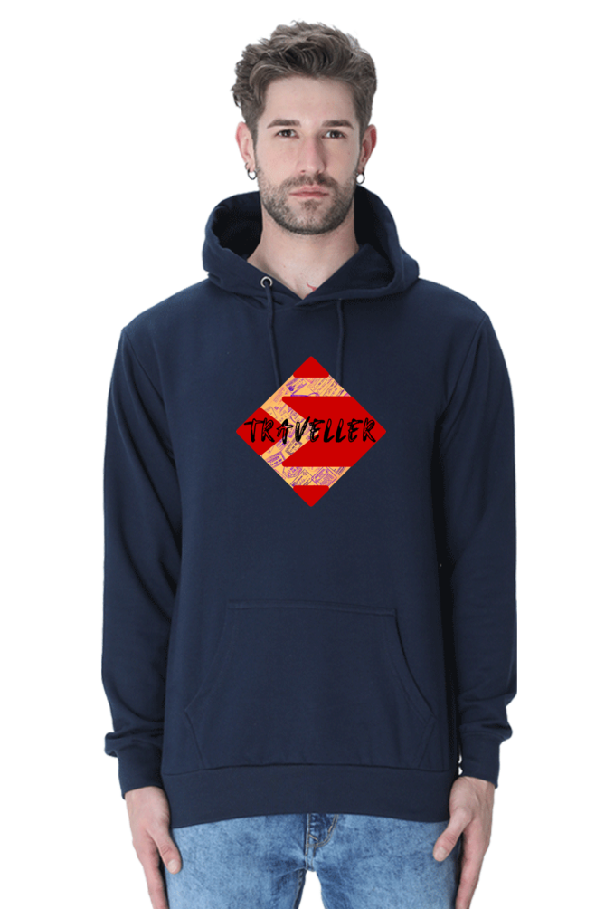 Traveller : Hooded Sweatshirt Navy