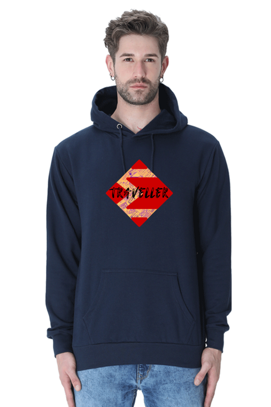 Traveller : Hooded Sweatshirt Navy