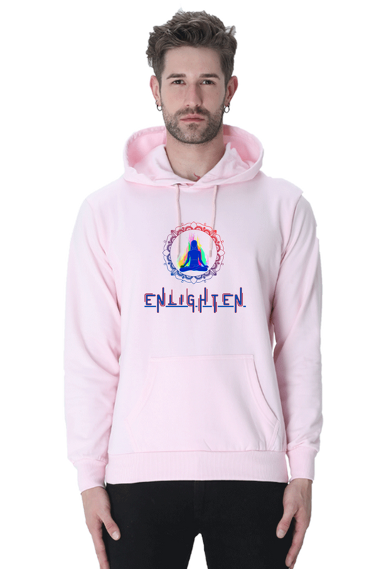 Enlighten : Hooded Sweatshirt Light Pink