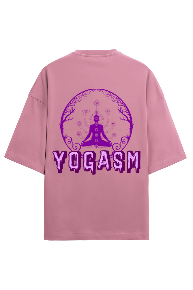 Yogasm : Terry Oversized T-Shirt Flamingo