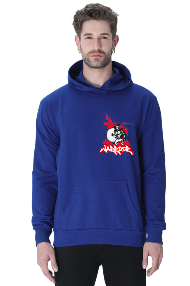 Warrior : Hooded Sweatshirt Royal Blue