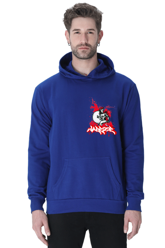 Warrior : Hooded Sweatshirt Royal Blue